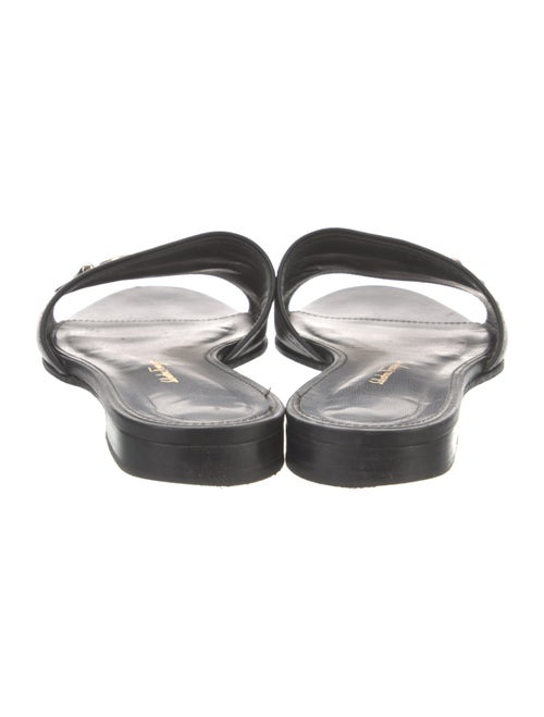 Salvatore Ferragamo Leather Slides
