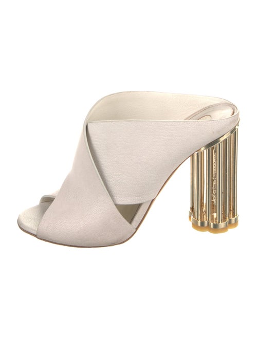 Salvatore Ferragamo Leather Mules