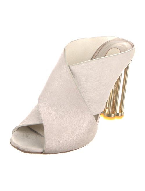 Salvatore Ferragamo Leather Mules