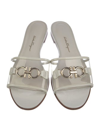 Salvatore Ferragamo Leather Slides