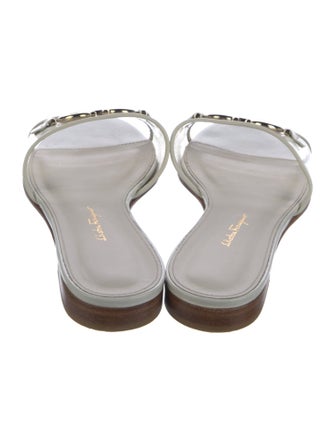 Salvatore Ferragamo Leather Slides