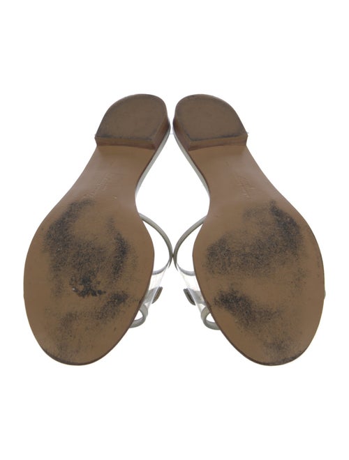 Salvatore Ferragamo Leather Slides