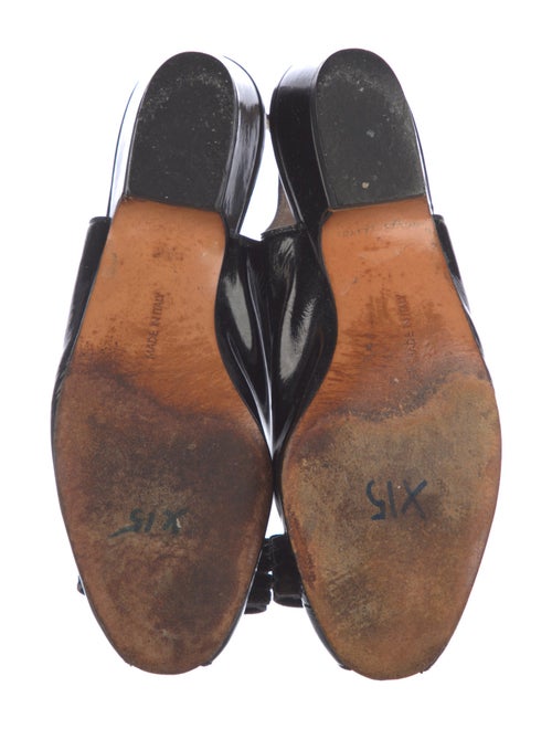 Salvatore Ferragamo Vara Bow Accent Patent Leather Slingback Pumps