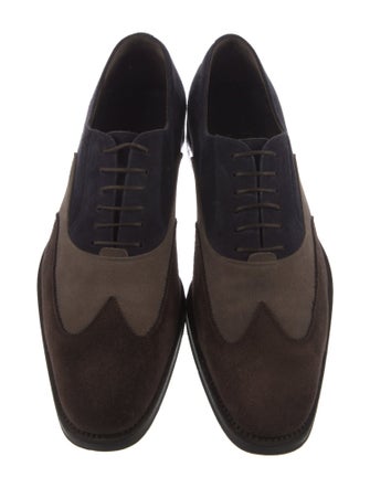 Salvatore Ferragamo Suede Oxfords