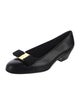 Salvatore Ferragamo Vara Bow Accent Leather Pumps