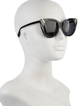 Salvatore Ferragamo Cat-Eye Mirrored Sunglasses