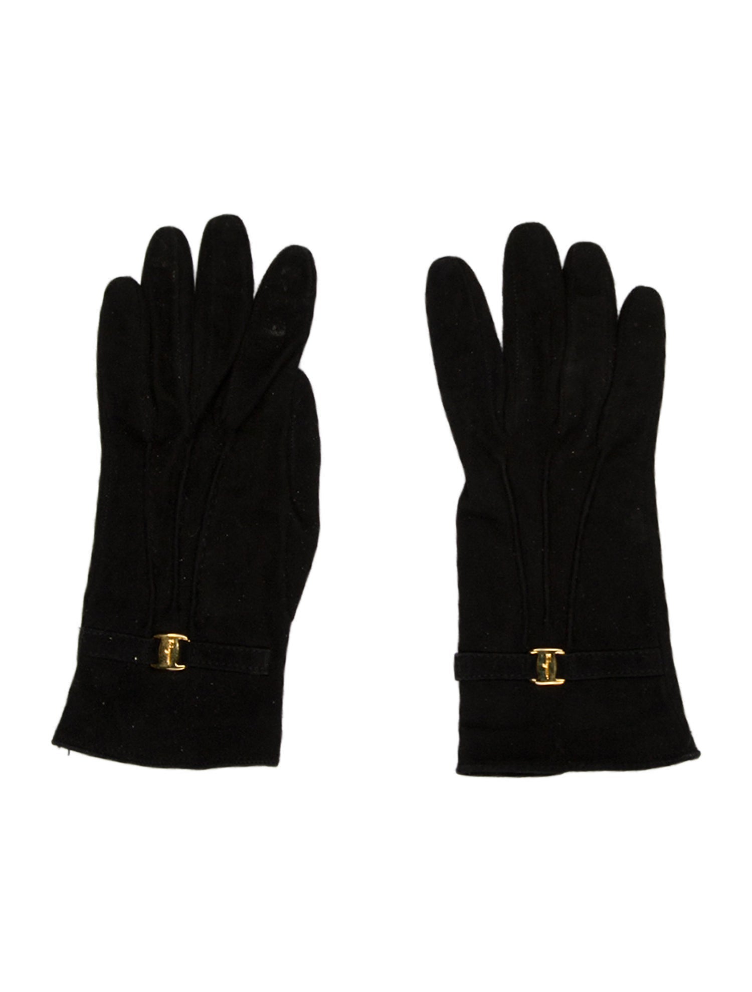 Salvatore Ferragamo Suede Winter Gloves