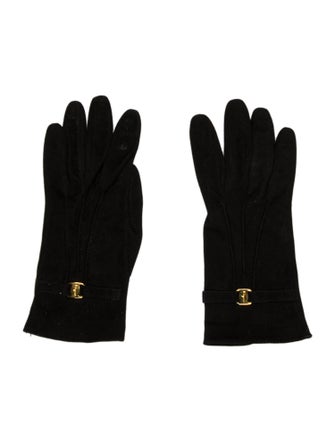 Salvatore Ferragamo Suede Winter Gloves