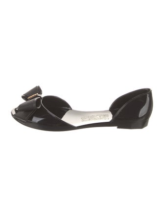 Salvatore Ferragamo Bow Accents Slides