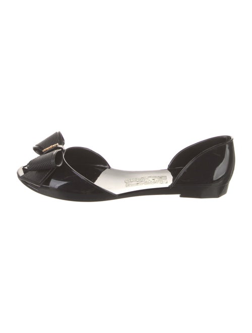 Salvatore Ferragamo Bow Accents Slides