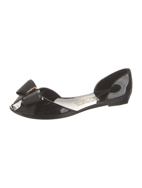 Salvatore Ferragamo Bow Accents Slides