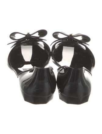 Salvatore Ferragamo Bow Accents Slides