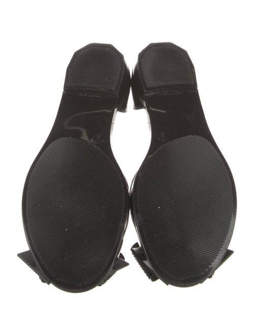 Salvatore Ferragamo Bow Accents Slides