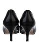Salvatore Ferragamo Patent Leather Bow Accents Pumps