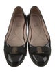 Salvatore Ferragamo Vara Bow Accent Patent Leather Ballet Flats