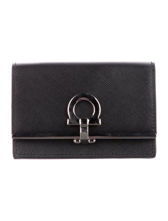 Salvatore Ferragamo Leather Card Holder