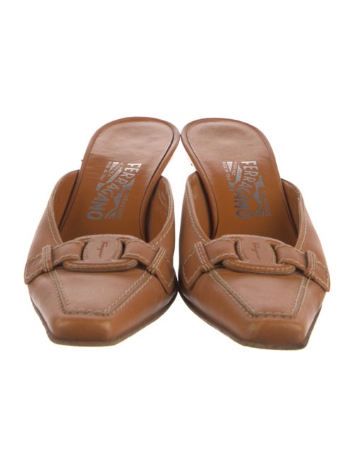 Salvatore Ferragamo Leather Mules
