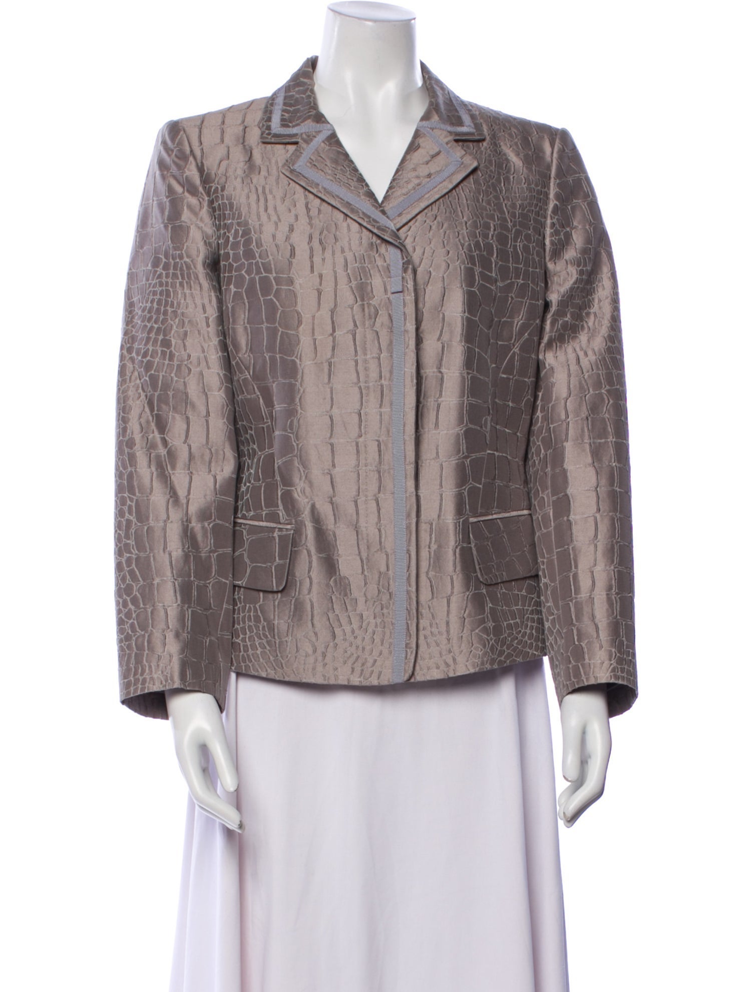 Salvatore Ferragamo Striped Blazer