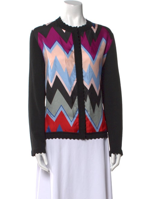 Salvatore Ferragamo Virgin Wool Printed Sweater
