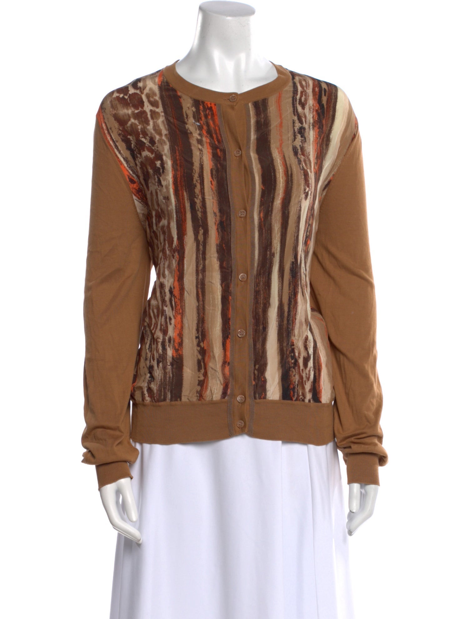 Salvatore Ferragamo Printed Crew Neck Sweatshirt