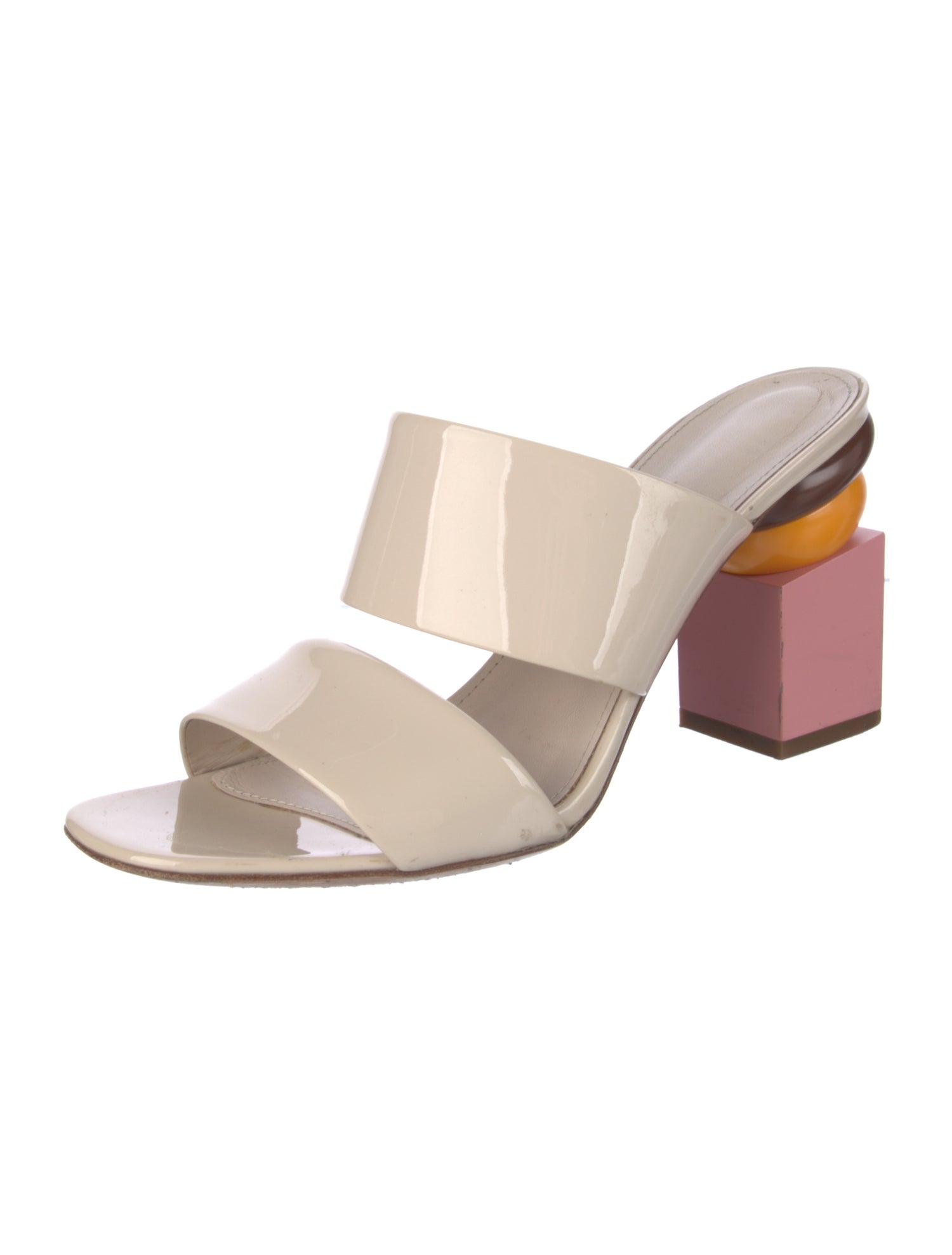 Salvatore Ferragamo Patent Leather Slides