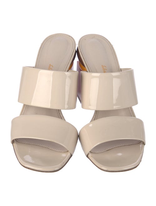 Salvatore Ferragamo Patent Leather Slides