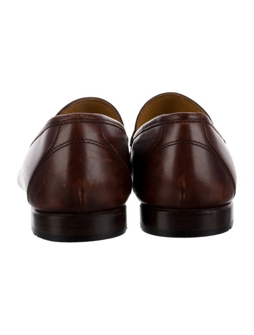 Salvatore Ferragamo Gancini Logo Leather Loafers