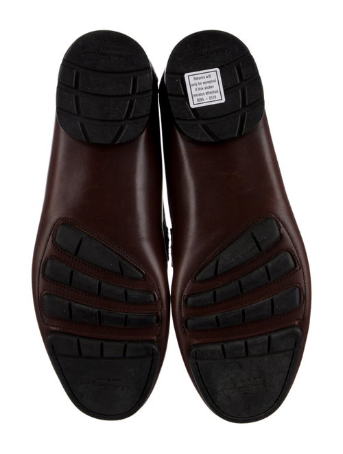 Salvatore Ferragamo Gancini Logo Leather Loafers