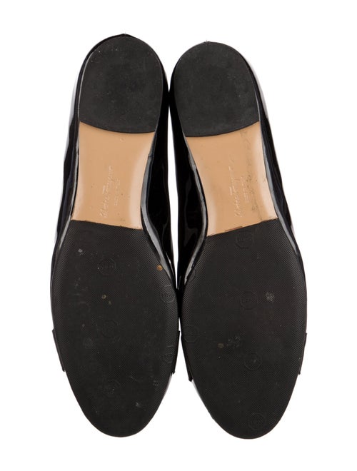Salvatore Ferragamo Vara Bow Accent Patent Leather Ballet Flats