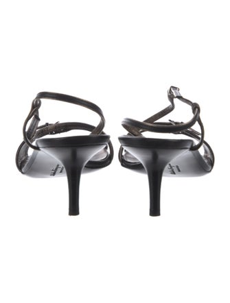 Salvatore Ferragamo Leather Slingback Sandals