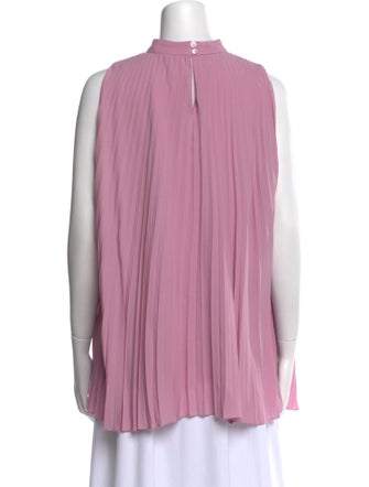 Salvatore Ferragamo Silk Mock Neck Tunic