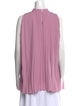 Salvatore Ferragamo Silk Mock Neck Tunic