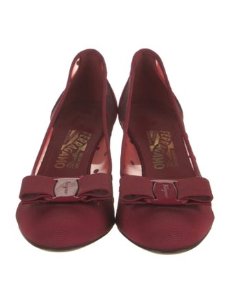 Salvatore Ferragamo Bow Accents Pumps