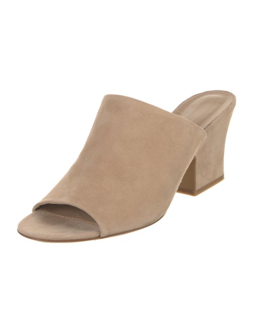 Salvatore Ferragamo Suede Slides