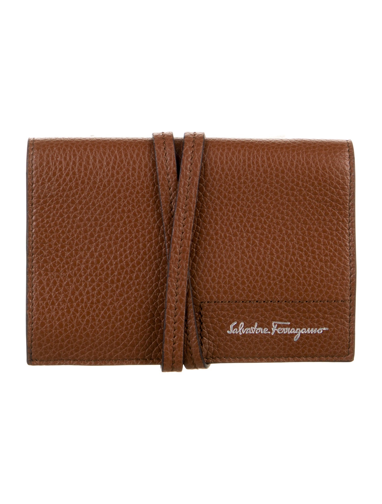 Salvatore Ferragamo Leather Compact Wallet