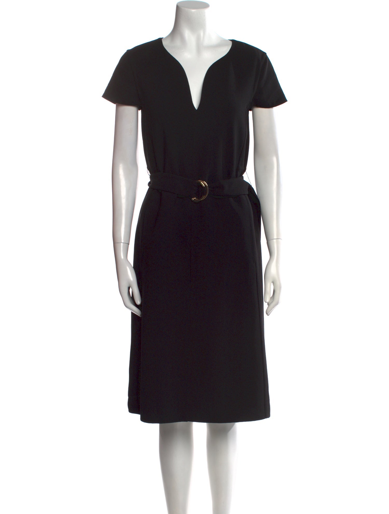 Salvatore Ferragamo Virgin Wool Midi Length Dress w/ Tags