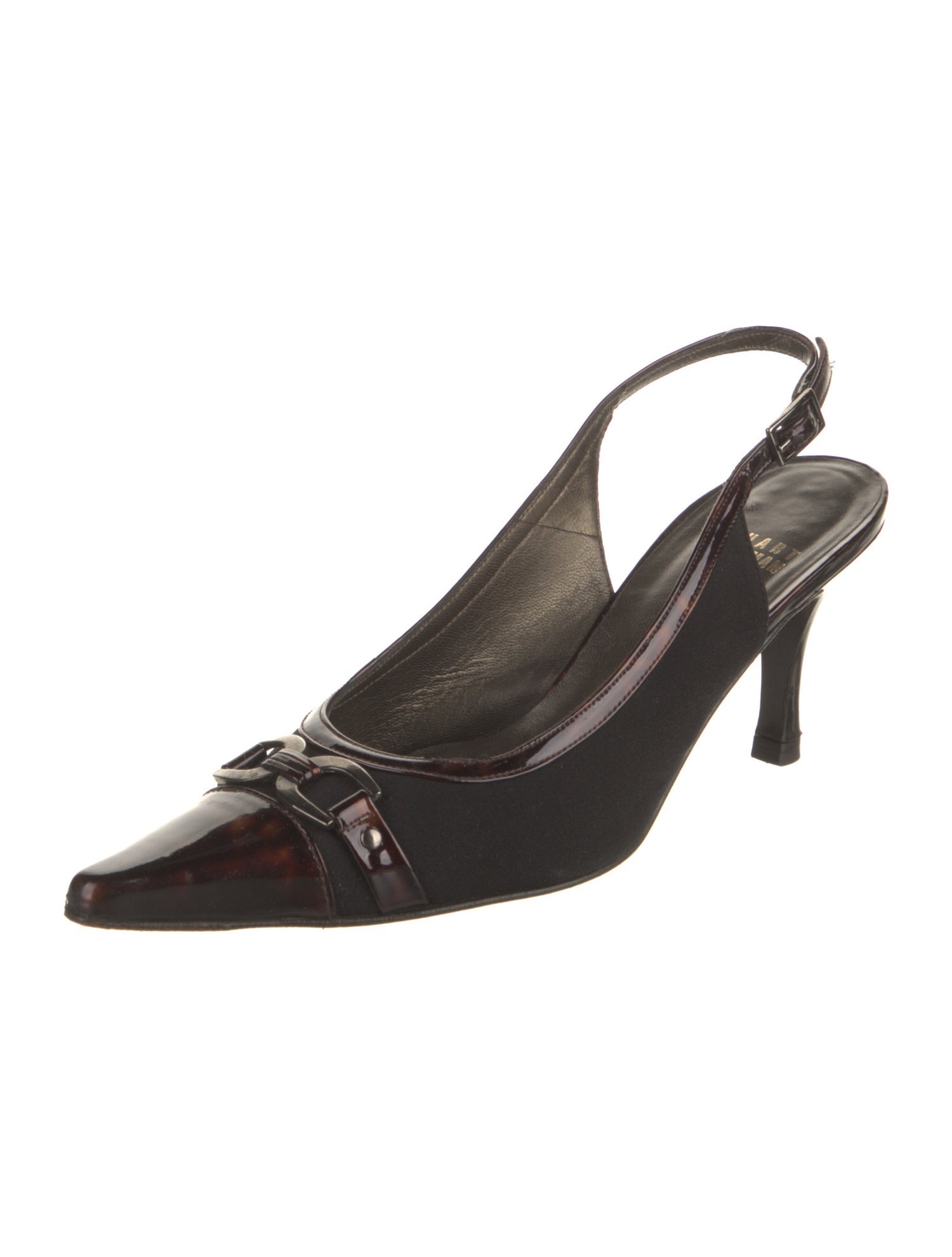 Salvatore Ferragamo Leather Slingback Flats