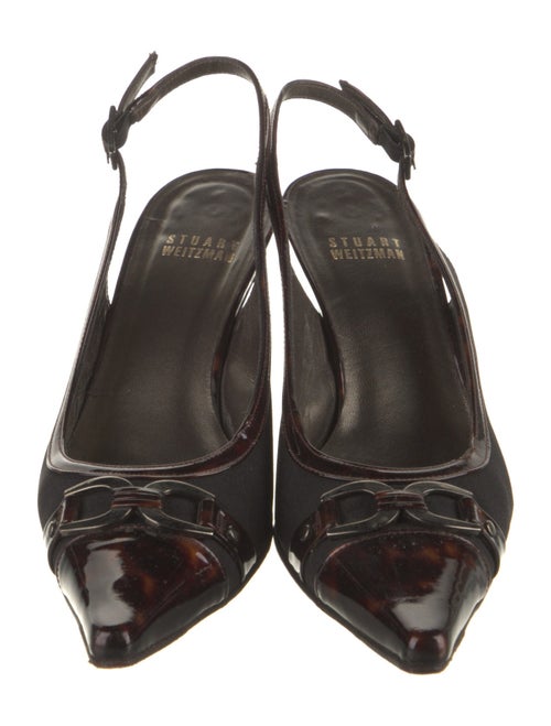 Salvatore Ferragamo Leather Slingback Flats