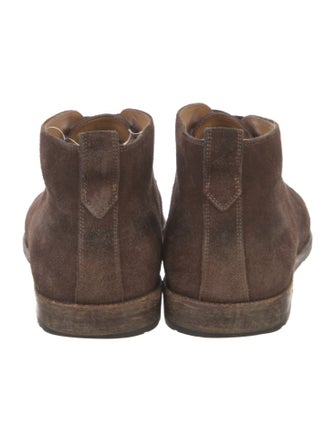 Salvatore Ferragamo Suede Lace-Up Boots