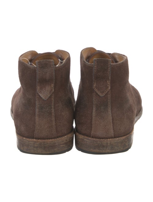 Salvatore Ferragamo Suede Lace-Up Boots