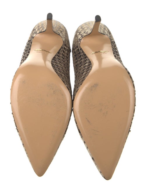 Salvatore Ferragamo Leather Printed Pumps