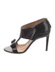 Salvatore Ferragamo Vara Bow Accent Patent Leather T-Strap Pumps