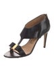 Salvatore Ferragamo Vara Bow Accent Patent Leather T-Strap Pumps