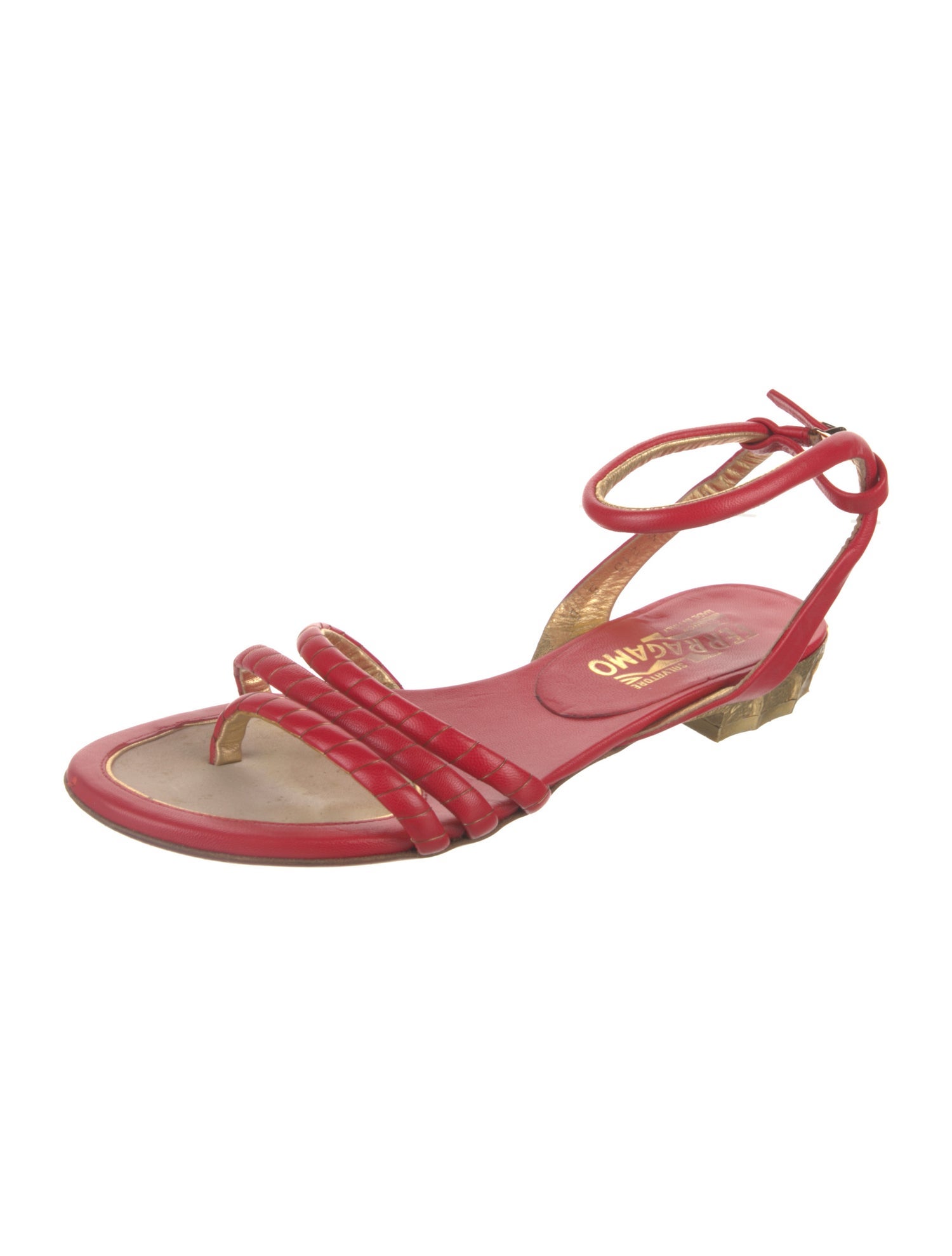 Salvatore Ferragamo Leather Sandals