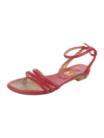 Salvatore Ferragamo Leather Sandals