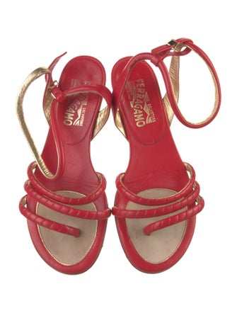Salvatore Ferragamo Leather Sandals