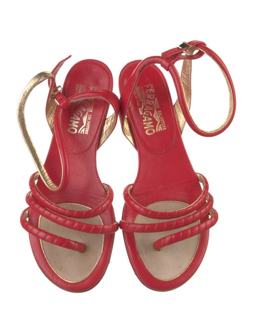 Salvatore Ferragamo Leather Sandals