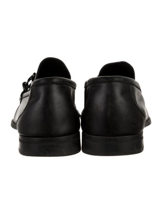 Salvatore Ferragamo Gancini Logo Leather Dress Loafers