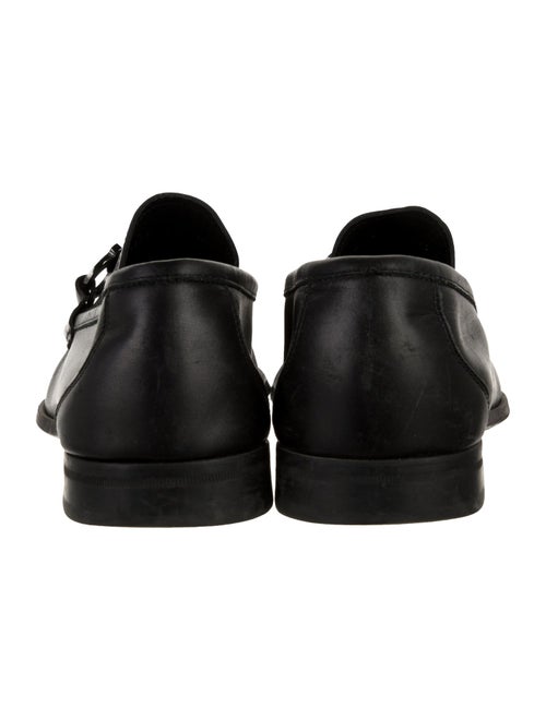 Salvatore Ferragamo Gancini Logo Leather Dress Loafers