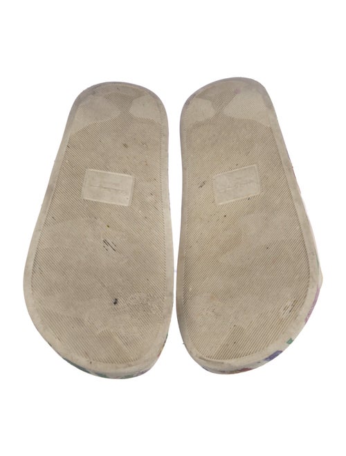 Salvatore Ferragamo Rubber Floral Print Slides
